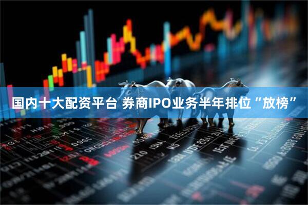 国内十大配资平台 券商IPO业务半年排位“放榜”